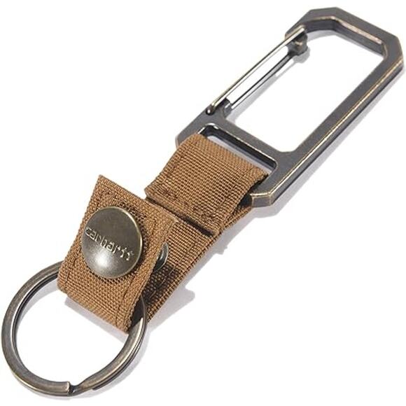 Unisex Nylon Duck Key Keeper Durable Keychain with Self-Locking Clip - Picture 4 of 4